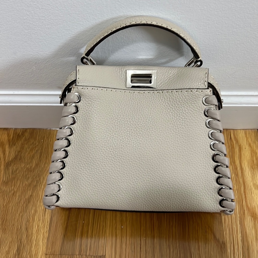 Fendi Whipstitch mini peekaboo bag